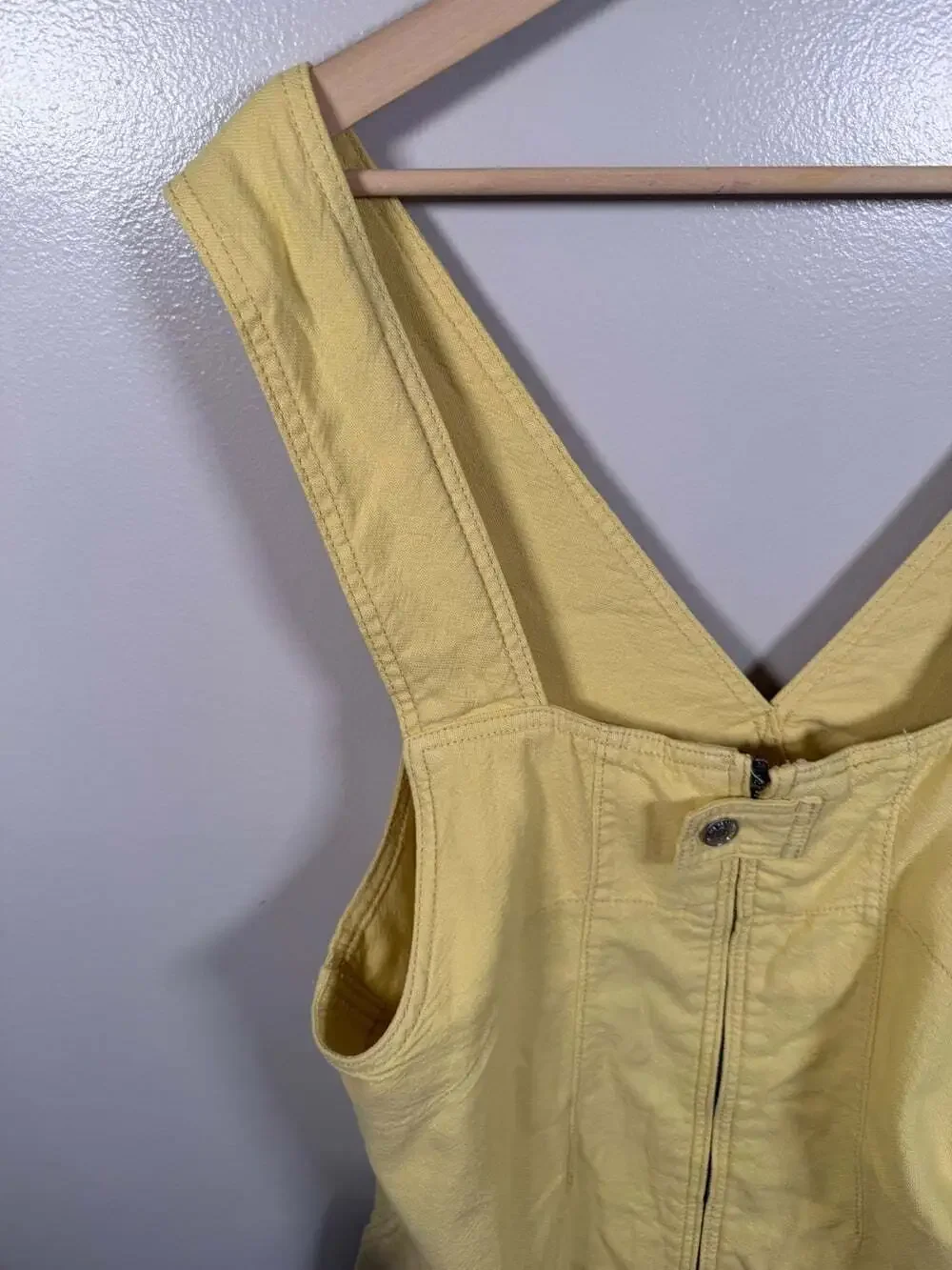 Free People We the Free Jude Shortall Size Large Sicilian Yellow Slouchy Boho